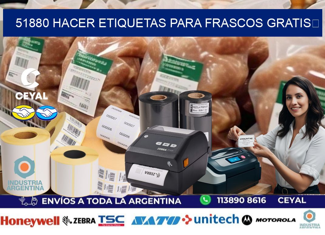 51880 Hacer etiquetas para frascos gratis 